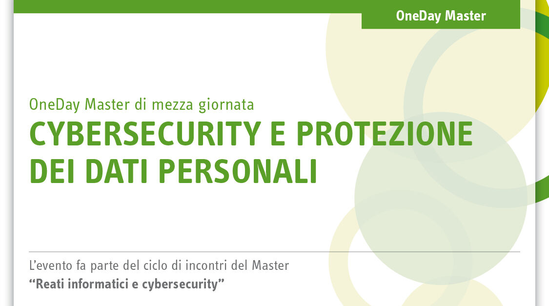 Immagine Cybersecurity e protezione dei dati personali | Euroconference